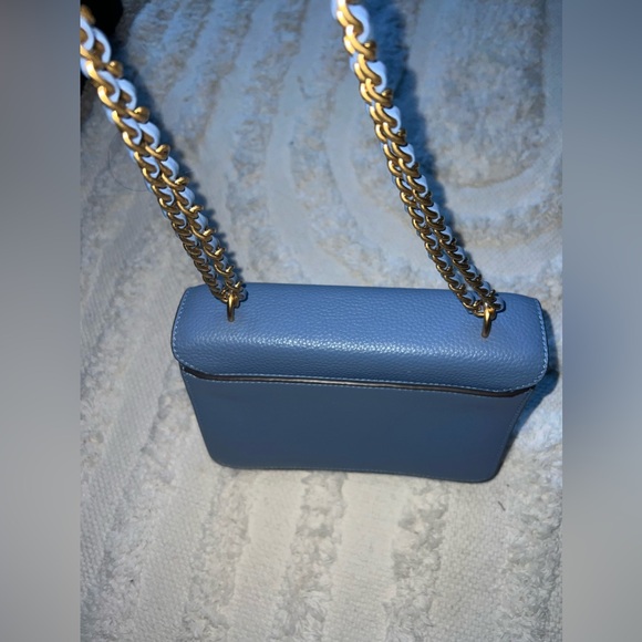 Tory Burch Britten Blue Bag - Picture 6 of 7